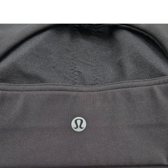 Lululemon Womens 6 Stronger As One Long Line Bra Medium Support C/D Cup in Black - Picture 5 of 6